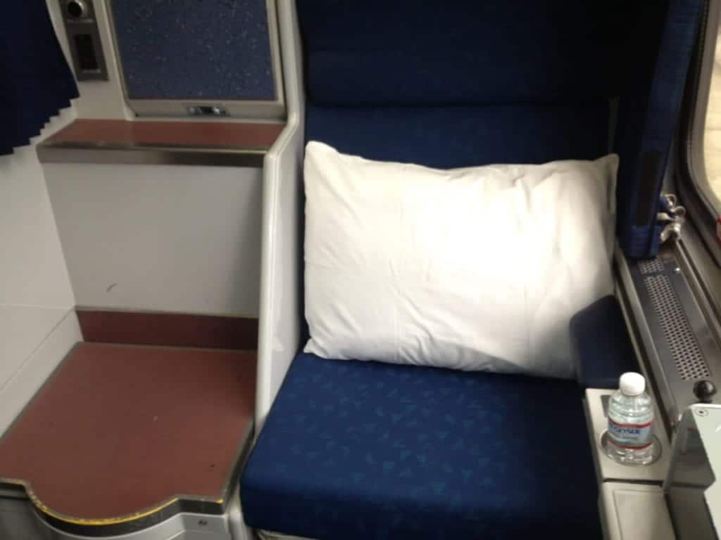 Viewliner roomette with the en suite 