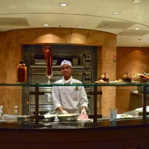 Princess Cruises Sabatini's Restaurant and their signature gnocchi recipe.