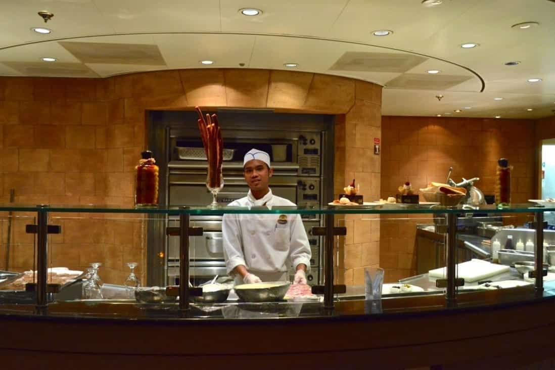 Princess Cruises Sabatini's Restaurant and their signature gnocchi recipe.