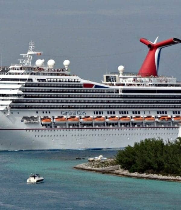 Carnival ship arrives in Nassau Bahamas