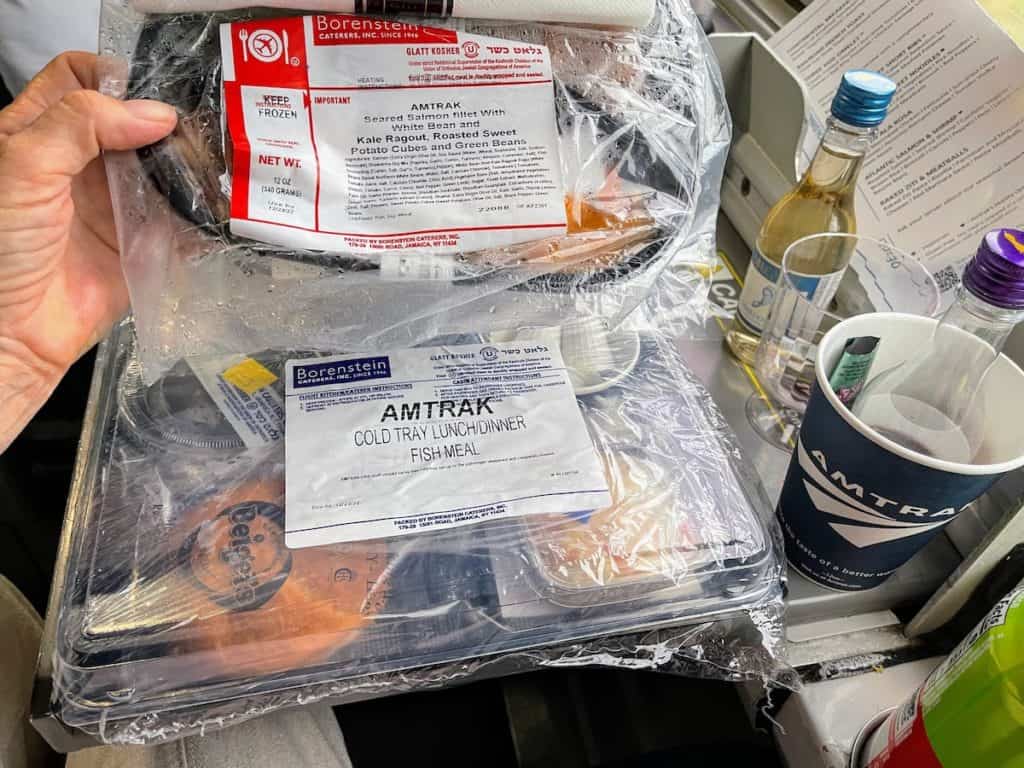 Amtrak kosher meal