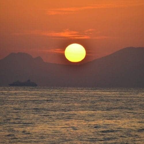 Not too many sunsets can rival those seen on a Western Mediterranean cruise.