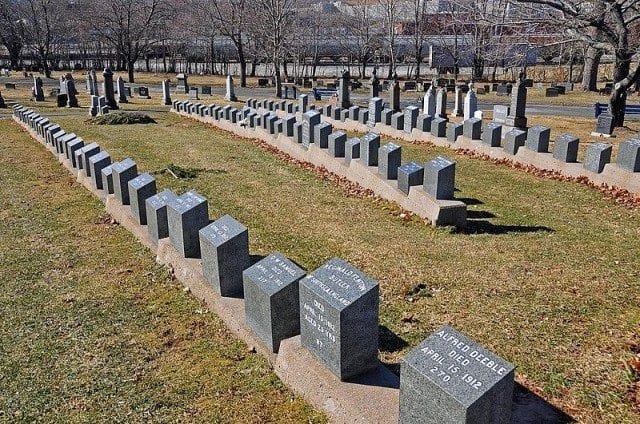 Fairview Cemetary Titanic gravesites Halifax Nova Scotia