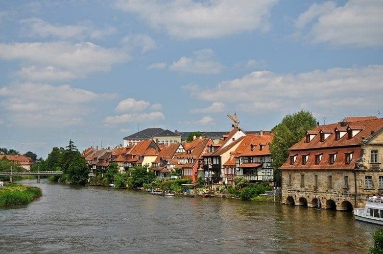 Bamburg, on the Regnitz River, is often included when you're on the nearby Main River.