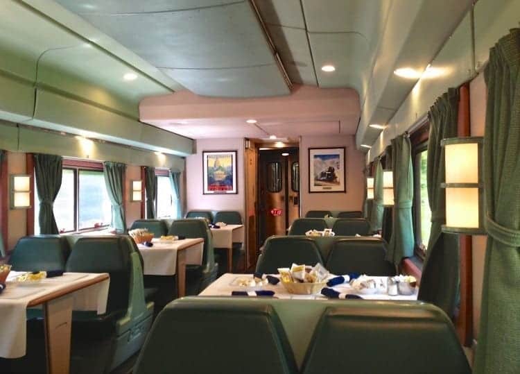 Amtrak Silver Meteor Dining Car.