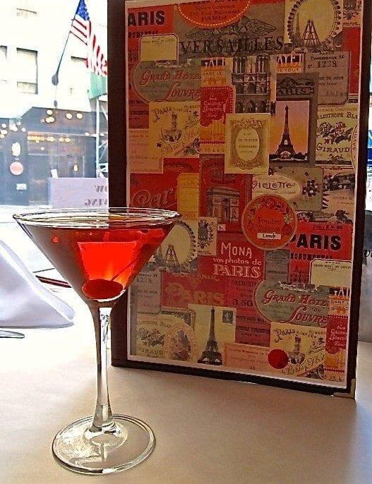 The Perfect Manhattan at Café Un Deux Trois. 