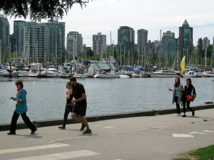What to do in Vancouver, walk the Stanley Park Seawall.