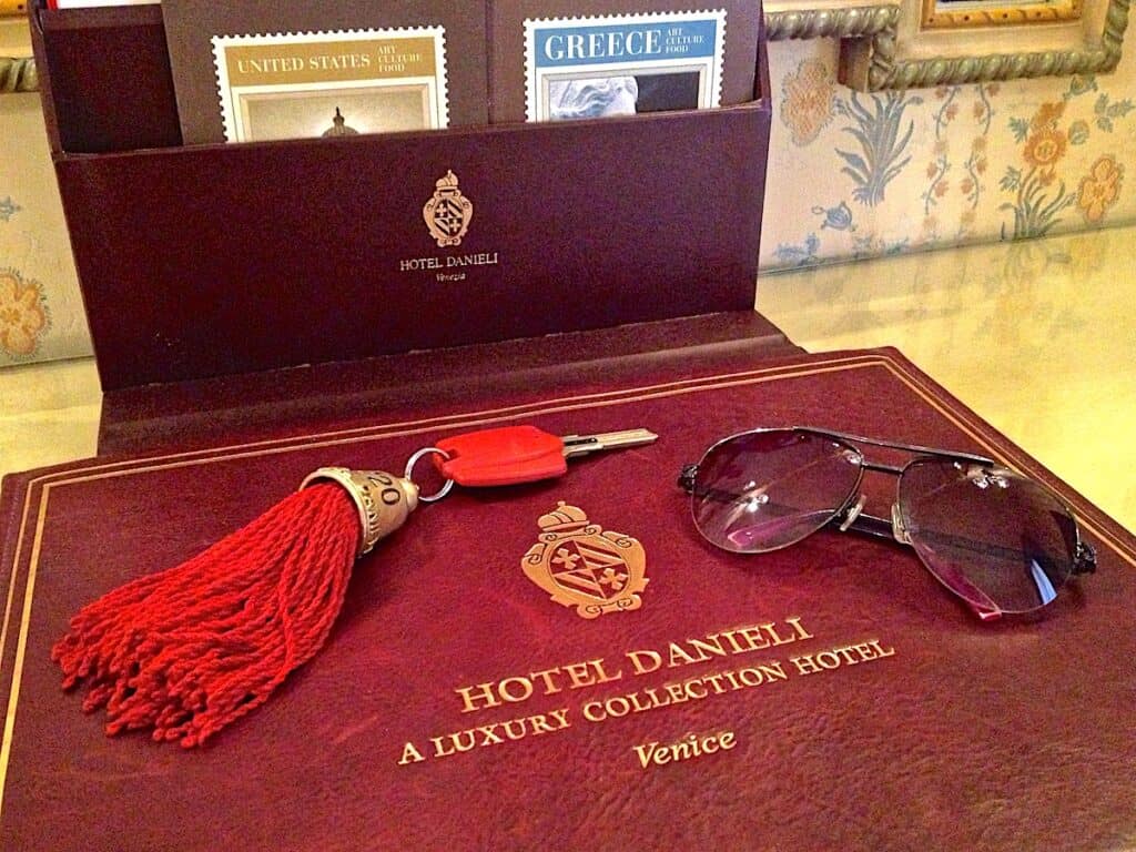 Hotel Danieli room key