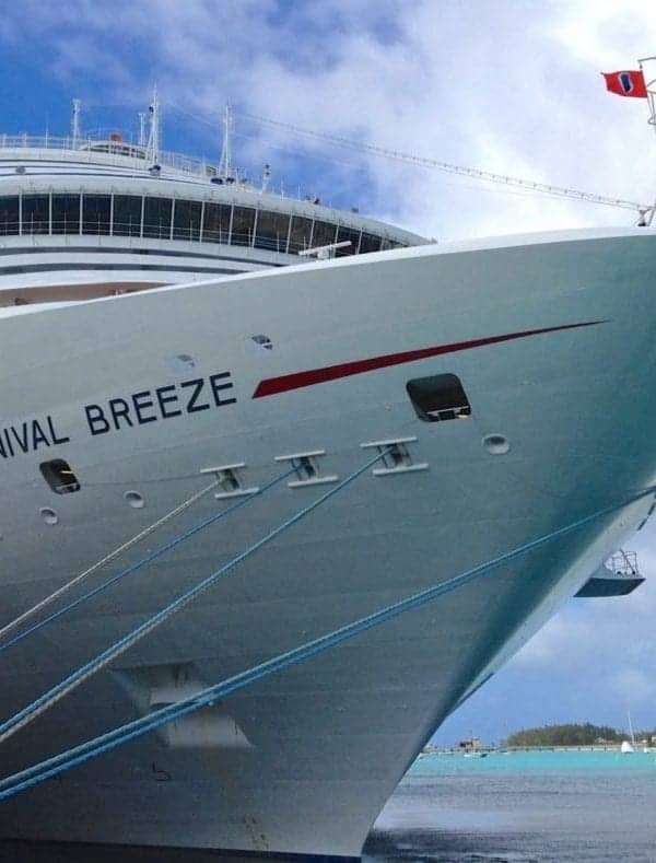 Carnival Breeze from another perspective.