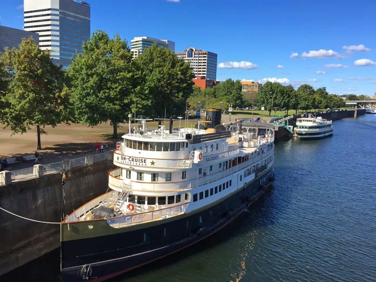 UnCruise SS Legacy in Portland.