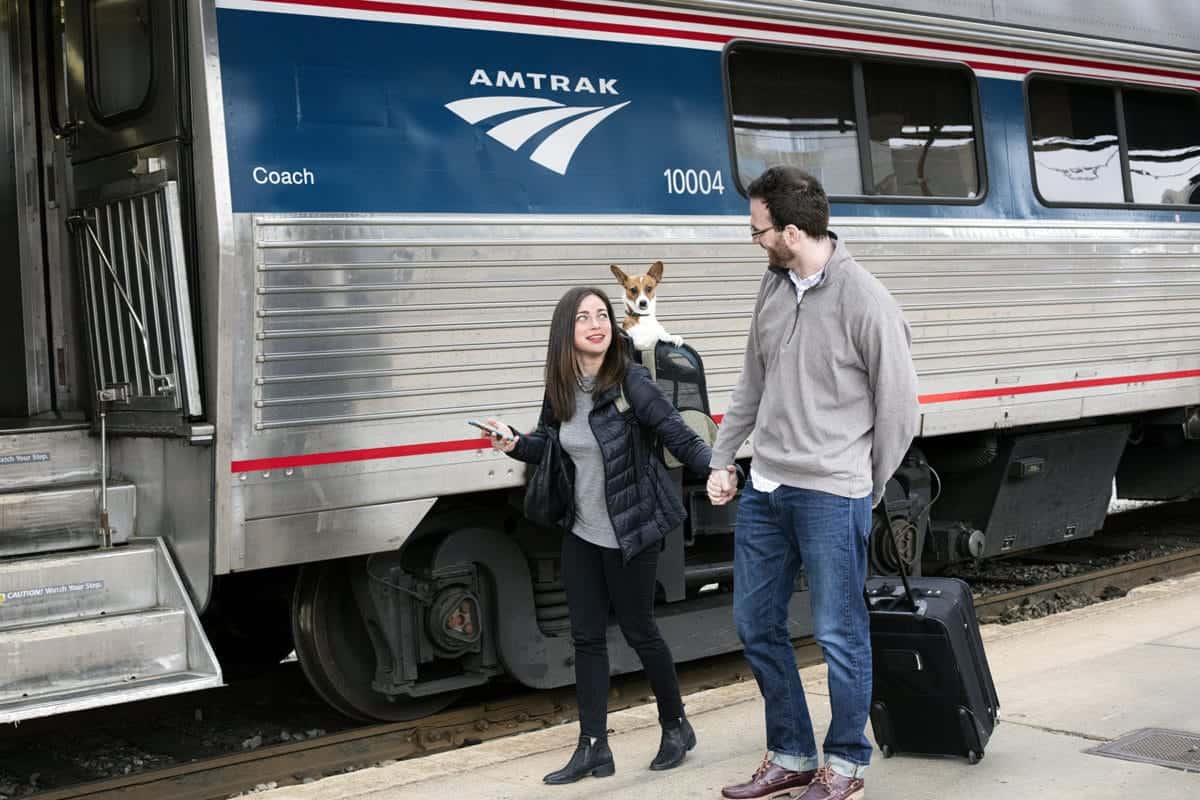 You can now travel with your pet on Amtrak. Certain rules and restrictions apply. 
