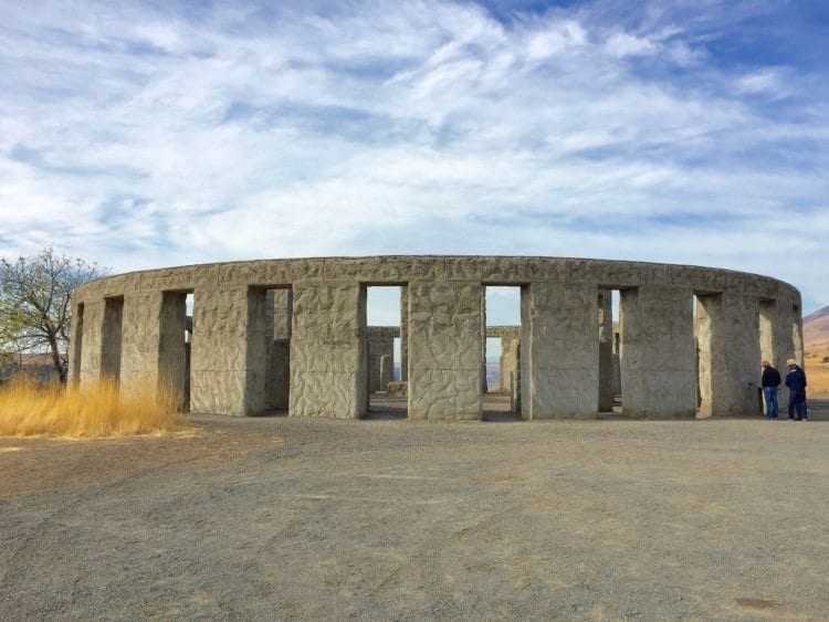 America's Stonehenge built by Sam Hill. It was the first monument in America to honor military personnel who died in World War 1.