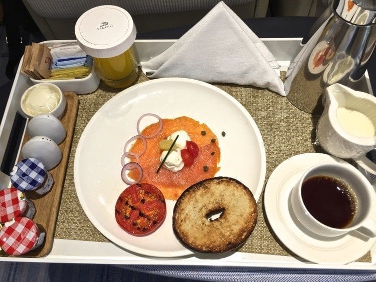 Viking Star breakfast room service, even on departure day.