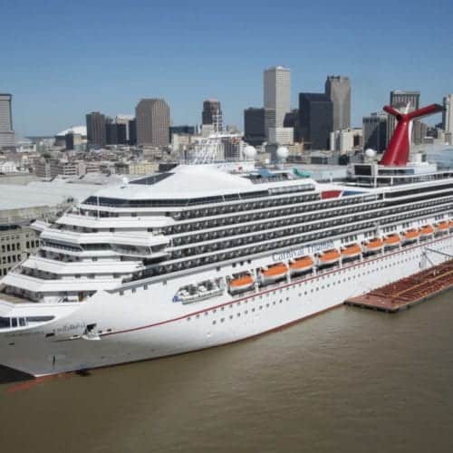 The Carnival Triumph begins year-round cruises of four- and five-day sailings from the Port of New Orleans.