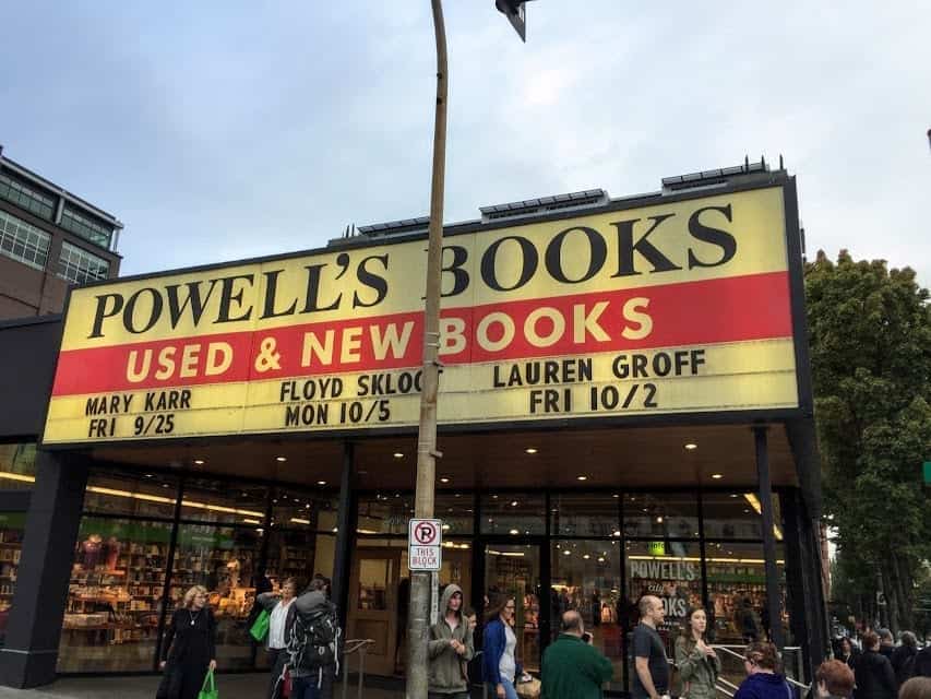 Powells Books is walking distance to Westin Portland Oregon