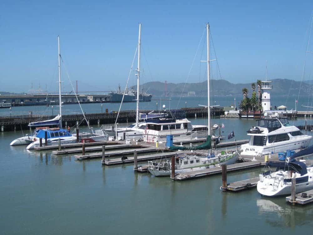 San Francisco bay marina