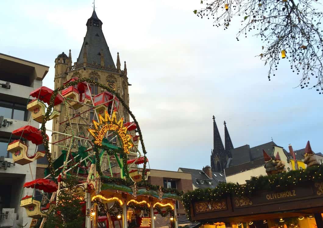 Cologne Downtown Christmas Markets Lights