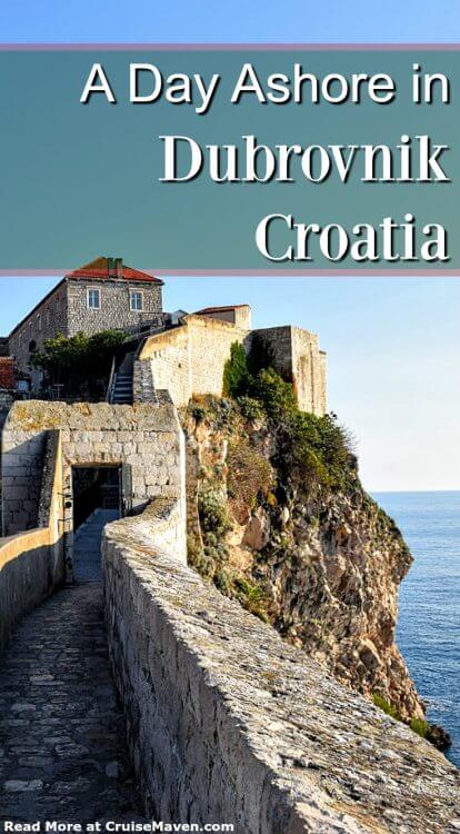 A day ashore in Dubrovnik Croatia