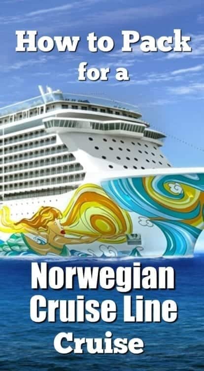 norwegian cruise line packing list