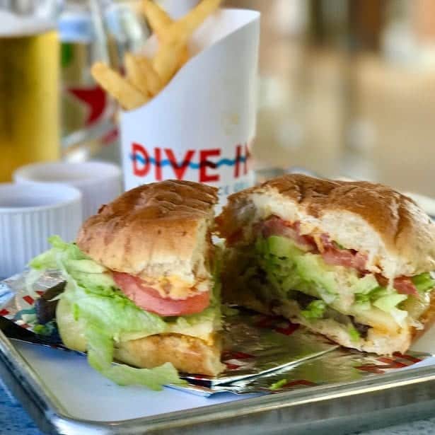 Holland America Dive In Portobella Mushroom sandwich