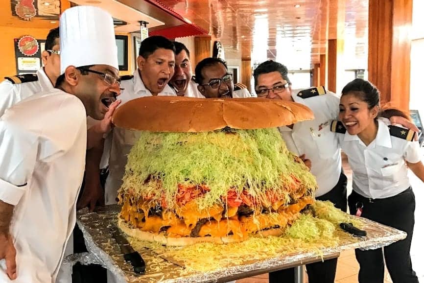 Celebrating National Hamburger Day Aboard Carnival Liberty!