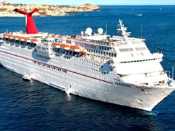 Carnival Paradise cruises to Cuba