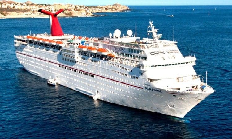 Carnival Paradise cruises from Tampa