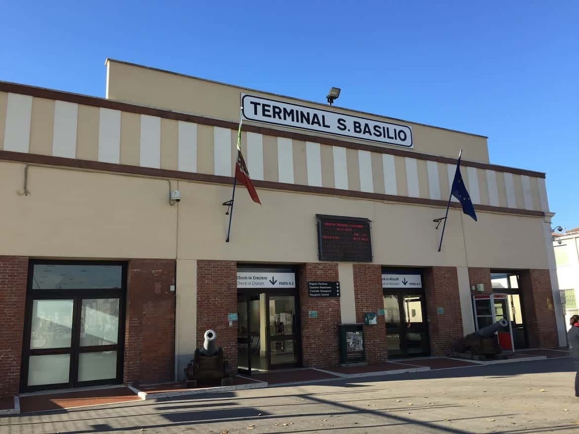 San Basilio Cruise Terminal Front Entrance