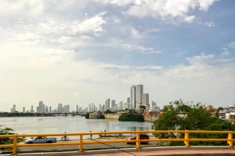 Cartagena Colombia skyline