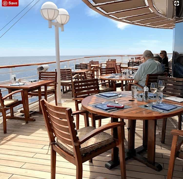 Crystal Serenity Review of Lido Deck Dining