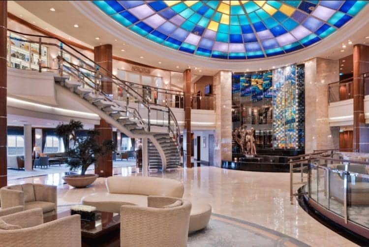 Crystal Serenity Review of the beautiful Atrium