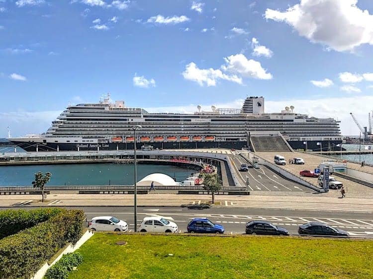 Holland America Koningsdam Transatlantic Crossing - Ponta Delgada