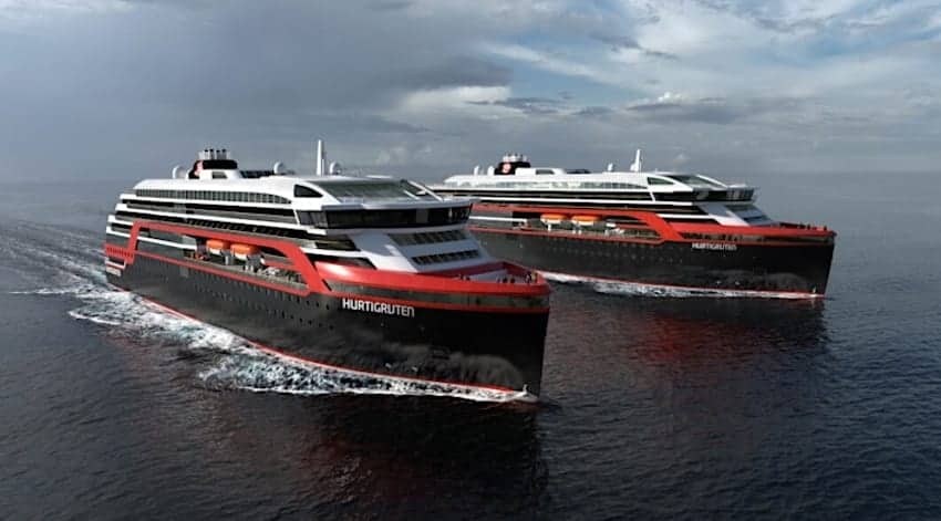 Hurtigruten to Build a Third Hybrid Expedition Ship