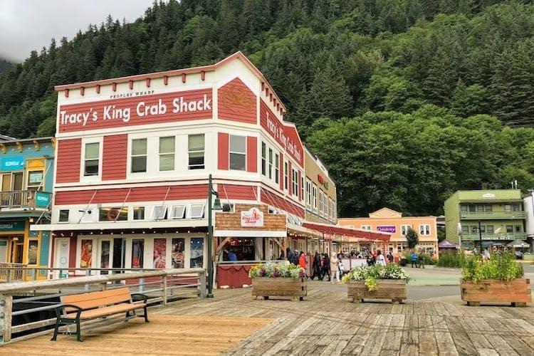 Lunch in downtown Juneau at Tracy's Crab Shack