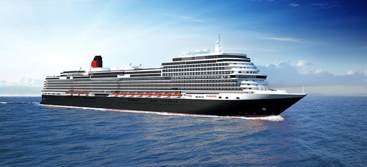 Rendering of new Cunard ship