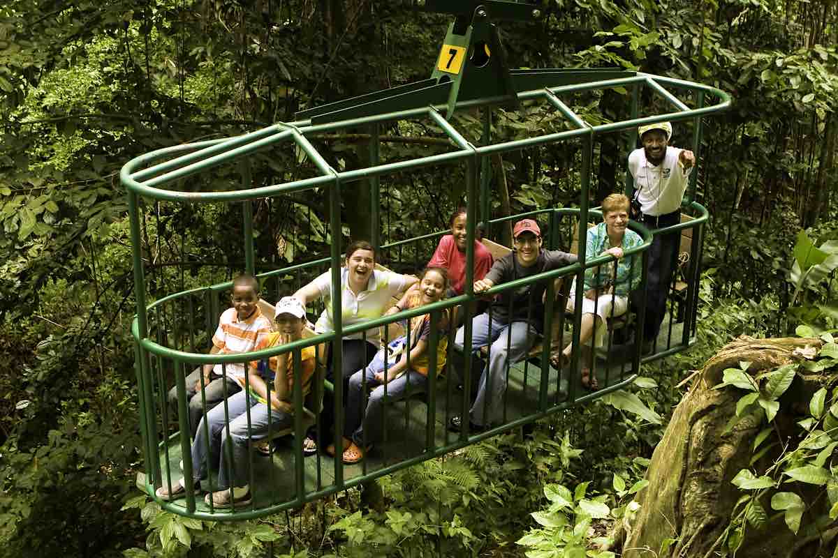 Rainforest Aerial Tram in St. Lucia