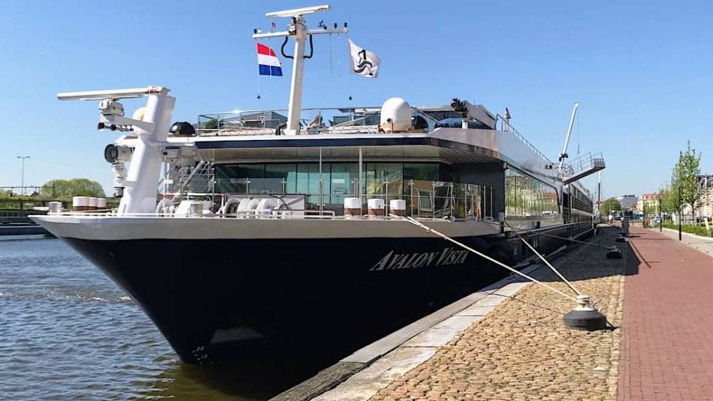 Avalon Vista River Cruise ship in Holland