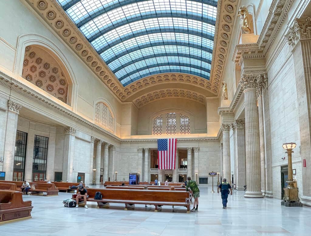 Chicago Union Station in the Great Hall.