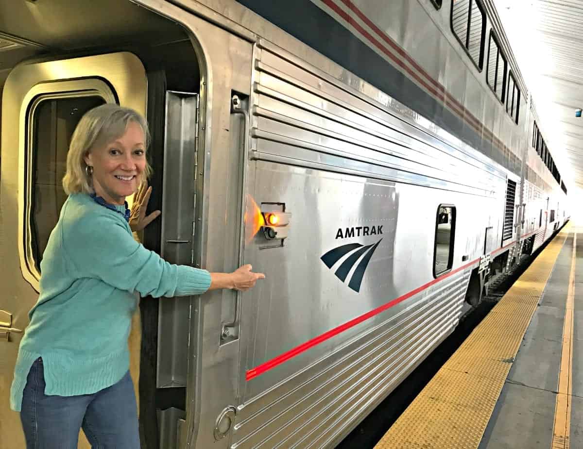 Sherry begins another Amtrak train trip