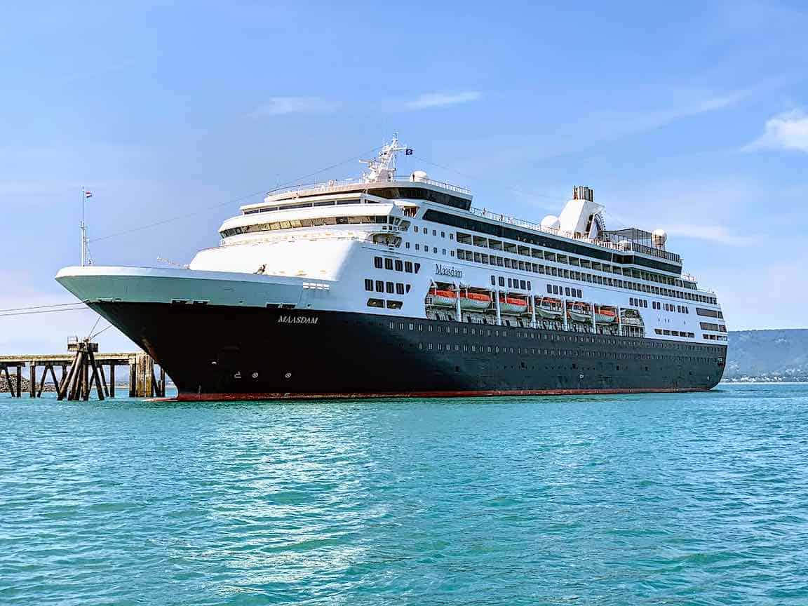 Holland America Maasdam docked in Homer Alaska