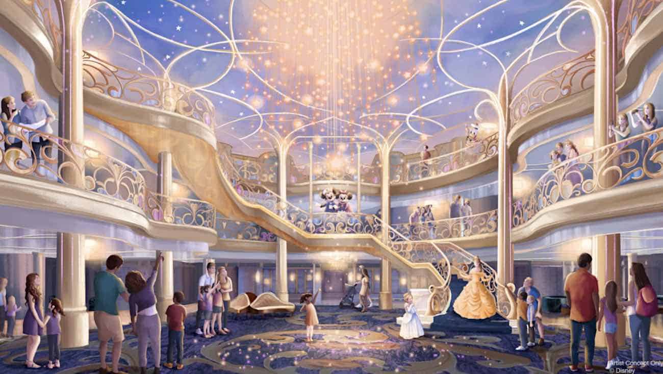Disney Wish Atrium