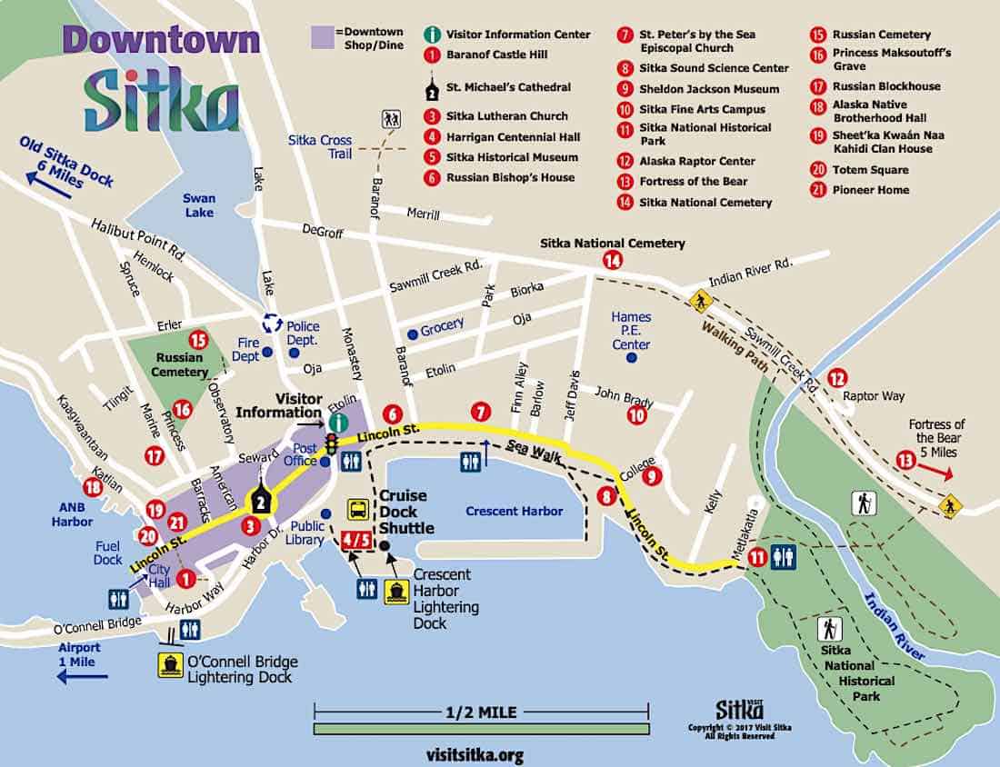 Sitka, Alaska - Port Profile and City Guide with Map - Cruise Maven