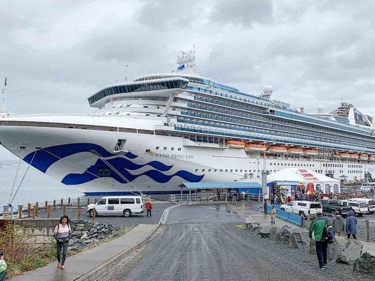 Grand Princess cruises to Sitka Alaska