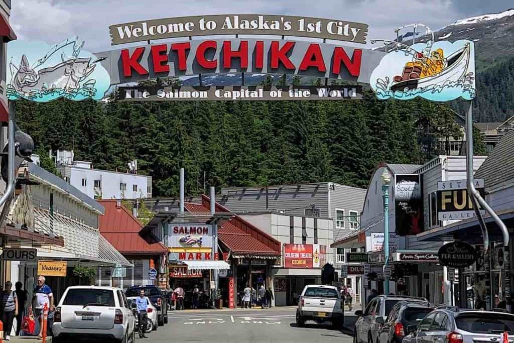 Ketchikan Alaska Welcome Sign