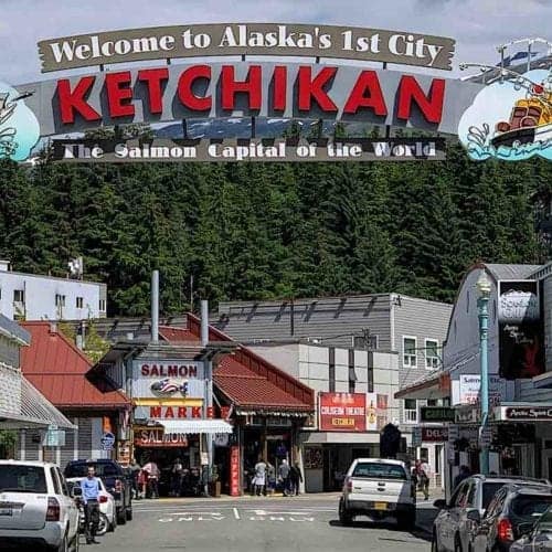 Ketchikan Alaska Welcome Sign