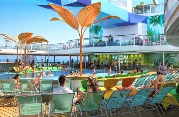 Odyssey of the Seas Two-Story Pool Deck