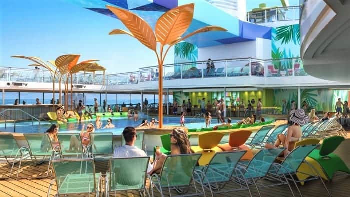 Odyssey of the Seas Two-Story Pool Deck