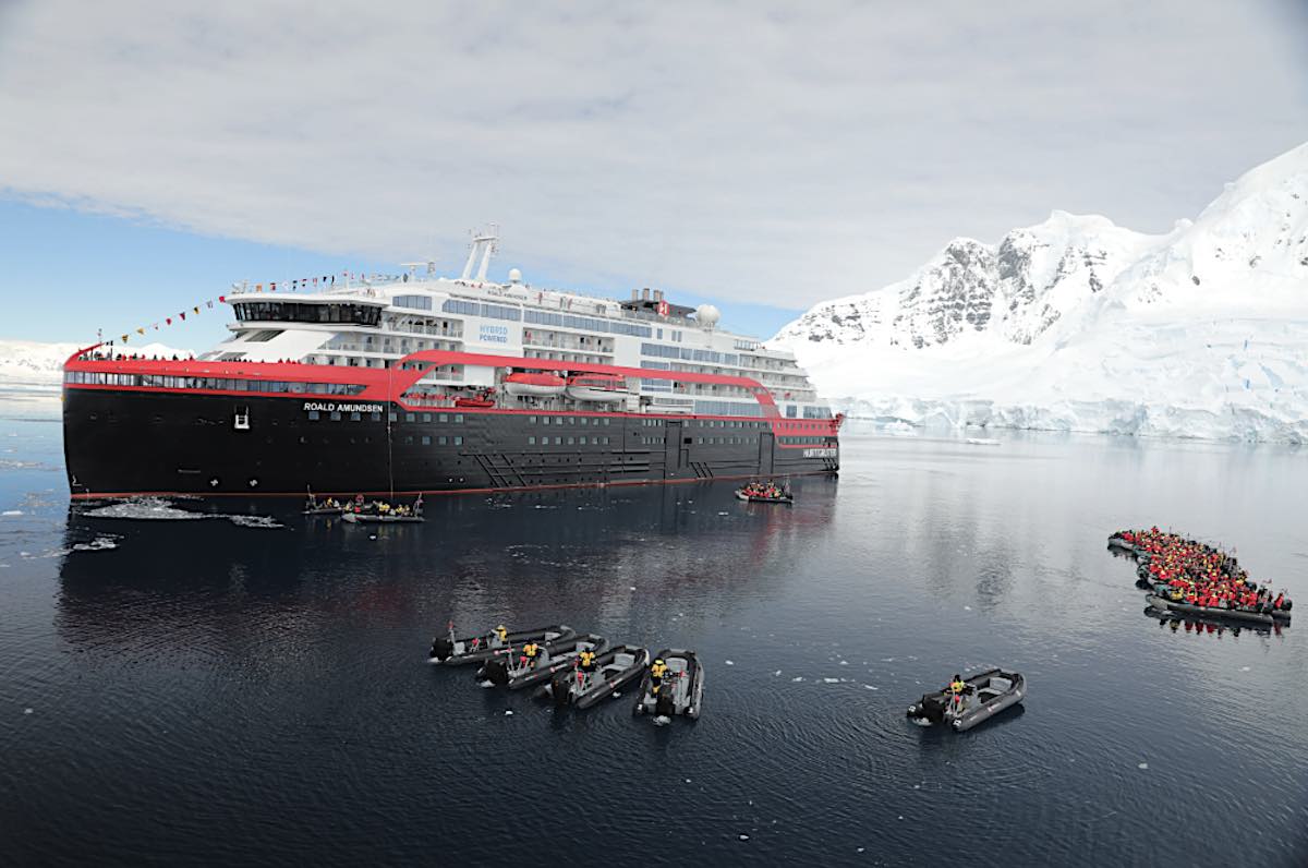 Hurtigruten Roald Amundsen Naming Antarctica