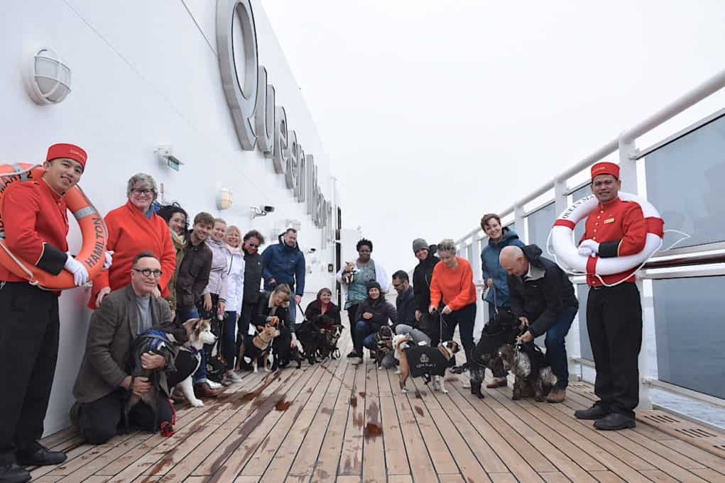 Queen Mary 2 Dogs Group Photo