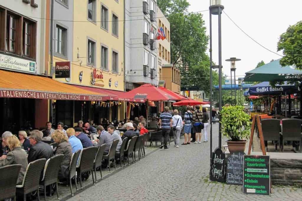 Cologne Germany restaurants on the Rhine